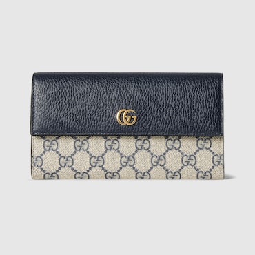 GUCCI GG Marmont Bi-colour Continental Wallet