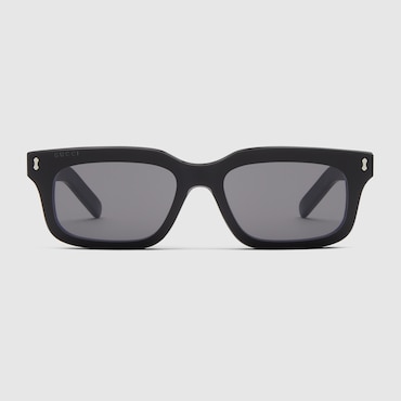 GUCCI Rectangular Frame Sunglasses