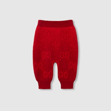 GUCCI Baby - GG Wool Jacquard Trouser, Size 3-6 MONTHS