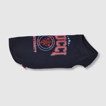 GUCCI Printed Cotton Pet T-shirt, Size XXS