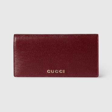 GUCCI Continental Wallet With Script