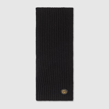 GUCCI Écharpe En Laine Et Cachemire Avec Double G