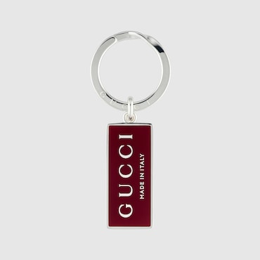 GUCCI Trademark Enamel Keyring