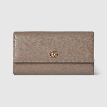 GUCCI GG Marmont Pink Interior Continental Wallet