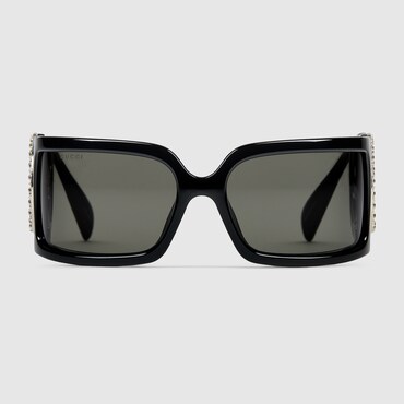 GUCCI Rectangular Frame Sunglasses