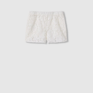 GUCCI Floral Lace Short, Size 38 IT