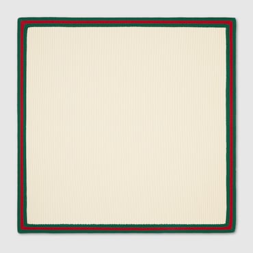 GUCCI Baby - Wool Blanket With Web