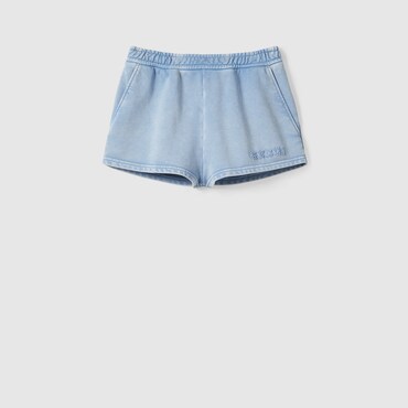 GUCCI Embroidered Cotton Jersey Shorts, Size XL