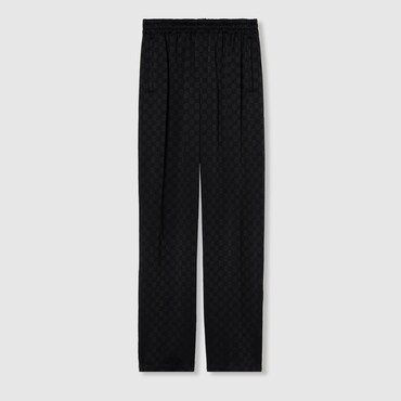 GUCCI GG Satin Jogging Trouser, Size XL