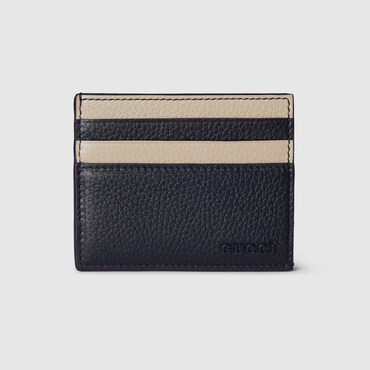 GUCCI Bi-colour Card Case With Logo