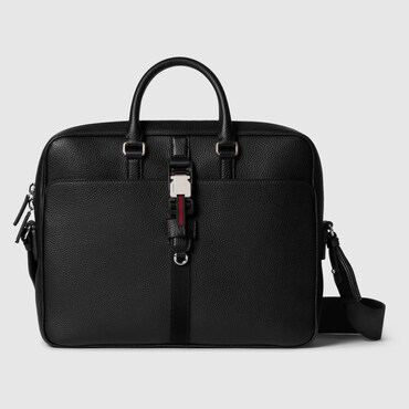 GUCCI Medium Briefcase With Web