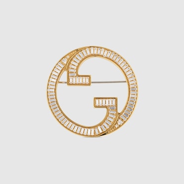GUCCI Blondie Crystal Brooch