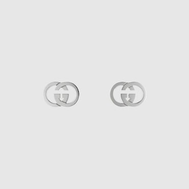 GUCCI Interlocking Stud Earrings