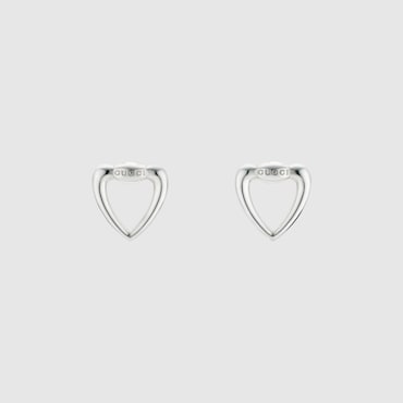 GUCCI Heart Stud Earrings