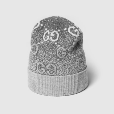 GUCCI Kids - GG Wool Jacquard Hat, Size L