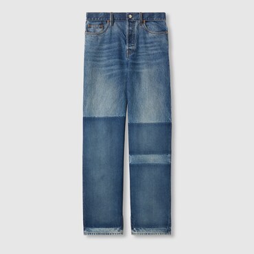 GUCCI Two-toned Denim Trouser, Size 23