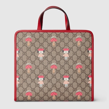 GUCCI Bambina - Borsa Shopping Bambino In Tessuto GG Stampato