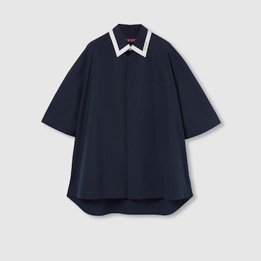 GUCCI Cotton Poplin Shirt, Size 56