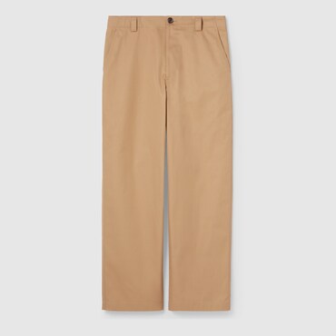 GUCCI Compact Cotton Twill Trousers With Web, Size 48