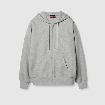 GUCCI Cotton Jersey Hooded Sweatshirt, Size XXL