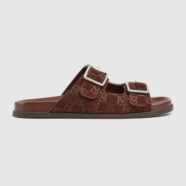 GUCCI Men's Slide Sandal, Size 44 IT