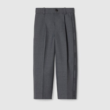 GUCCI Kids - Embroidered Wool Trouser, Size 12 YEARS