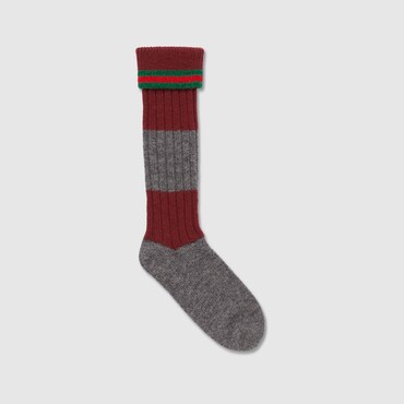 GUCCI Kids - Web Wool Socks, Size 12