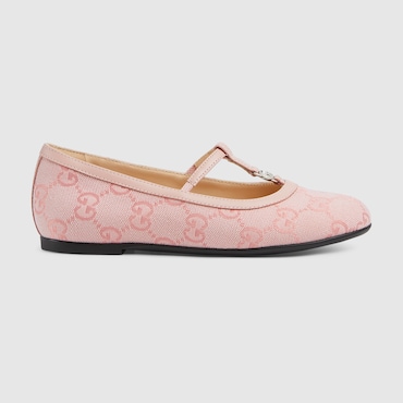 GUCCI Kids - Double G Ballet Flat, Size 27