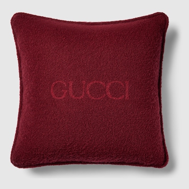 GUCCI Wool Bouclé Cushion