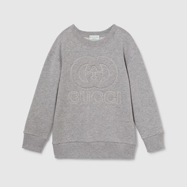 GUCCI Kids - Embroidered Cotton Sweatshirt, Size 10 YEARS