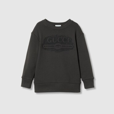 GUCCI Kids - Cotton Printed Sweatshirt, Size 6 YEARS