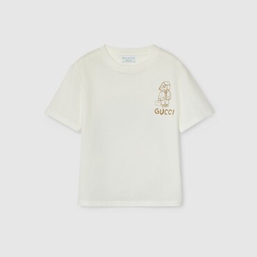 GUCCI Kids - Printed Cotton T-shirt, Size 8 YEARS