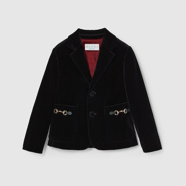GUCCI Kids - Cotton Velvet Jacket, Size 8 YEARS