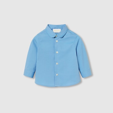 GUCCI Baby - Embroidered Cotton Shirt, Size 36 MONTHS