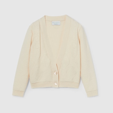 GUCCI Bambina - Cardigan Bambino In Lana, Taglia 10 ANNI