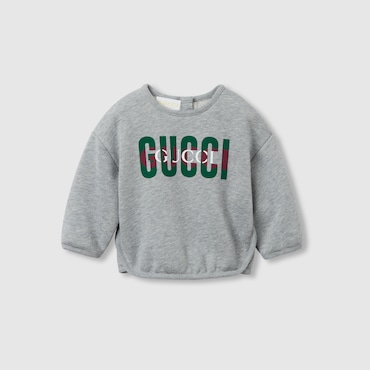GUCCI Neonato - Felpa Neonato In Cotone Con Stampa, Taglia 9-12 MESI