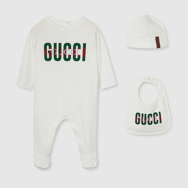 GUCCI Baby - Printed Three-piece Gift Set, Size 3-6 MONTHS