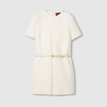 GUCCI Wool Bouclé Jumpsuit, Size 40 IT