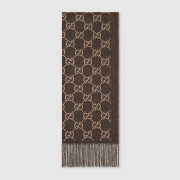 GUCCI GG Cashmere Scarf