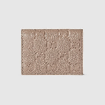 GUCCI GG Emblem Mini Wallet