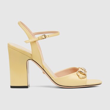 GUCCI Women's Horsebit Sandal, Size 39 IT