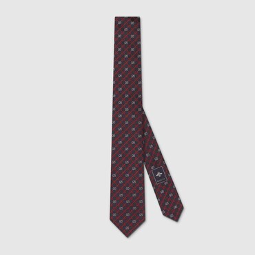 GUCCI GG Silk Jacquard Tie
