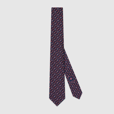 GUCCI Silk Jacquard Tie