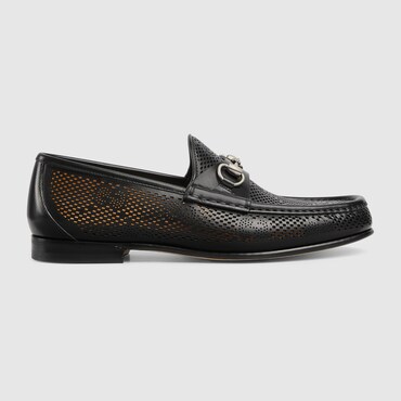 GUCCI Men's Horsebit 1953 Loafer, Size 42 IT, Black