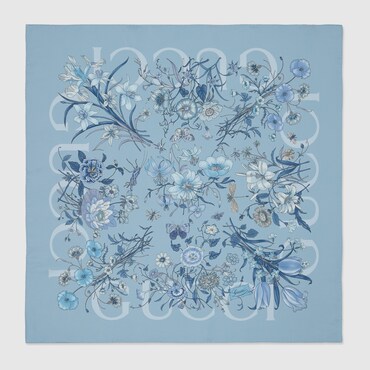GUCCI Printed Silk Carré