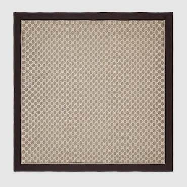 GUCCI Printed Silk Carré