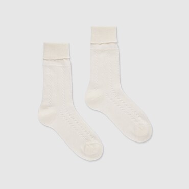 GUCCI Kids - Knit Cotton Socks, Size 6