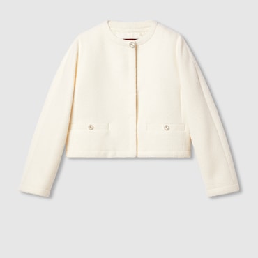 GUCCI Wool Bouclé Jacket, Size 38 IT