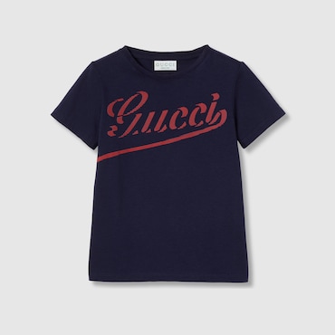 GUCCI Garçons - T-shirt Pour Enfant En Coton Imprimé, Taille 10 ANS