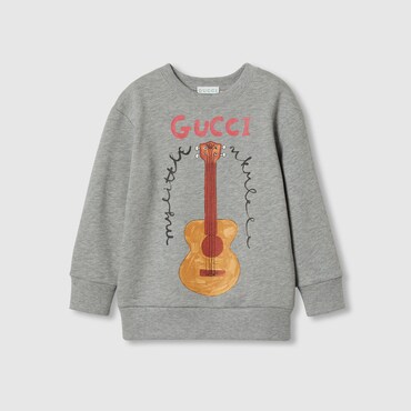GUCCI Garçons - Sweat-shirt Pour Enfant En Coton Imprimé, Taille 12 ANS
